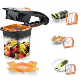 Buffer Quick 5 in 1 Büyük Hazneli Pratik Hızlı Meyve Sebze Doğrayıcı Rende