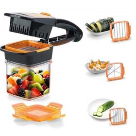 Buffer Quick 5 in 1 Büyük Hazneli Pratik Hızlı Meyve Sebze Doğrayıcı Rende