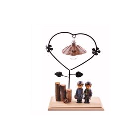 Buffer Romantik Çift Temalı Büyük Boy Masa Lambası Biblo