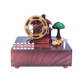 Buffer® Şehir Etrafında Dönen Uçak Müzik Kutusu