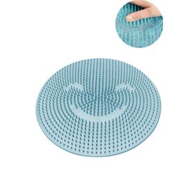 Buffer Silikon Fırçalı Banyo Masaj Matı Ve Ayaklar İçin Topuk Masaj Paspası