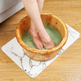 Buffer Silikon Fırçalı Banyo Masaj Matı Ve Ayaklar İçin Topuk Masaj Paspası