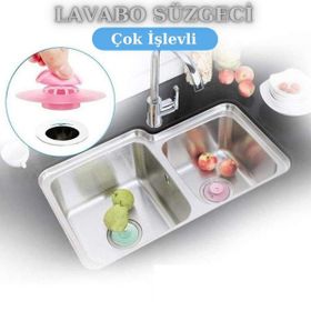 Buffer Silikon Malzeme Banyo Mutfak Gider Evye Lavabo İçine Çöp Tıpası