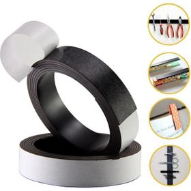 Buffer Siyah 2 cm 1 mt Yapışkanlı Şerit Mıknatıs Magnet