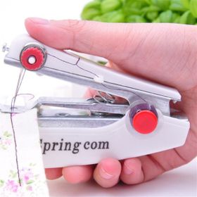 Buffer Spring Come Mini Kolay Seyehat ve Ev Tipi El Dikiş Dikme Makinası