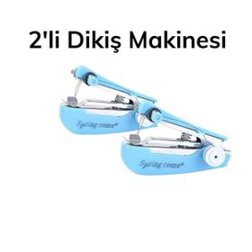 Buffer Spring Come Mini Kolay Seyehat ve Ev Tipi El Dikiş Dikme Makinası