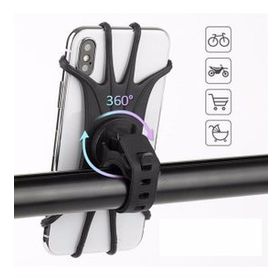 Buffer Universal Bisiklet Motosiklet Çocuk Arabası Silikon 360 Derece Tüm Modellerle Uyumlu Telefon Tutucu