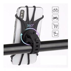 Buffer Universal Bisiklet Motosiklet Çocuk Arabası Silikon 360 Derece Tüm Modellerle Uyumlu Telefon Tutucu