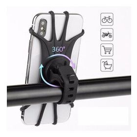 Buffer Universal Bisiklet Motosiklet Çocuk Arabası Silikon 360 Derece Tüm Modellerle Uyumlu Telefon Tutucu