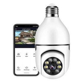 Buffer WiFi 360 Panoramik Ampul Kamera Gece Görüş Ses Akıllı Hareket Algılayıcı