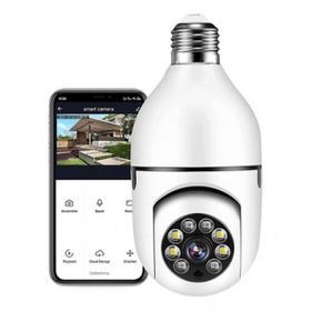Buffer WiFi 360 Panoramik Ampul Kamera Gece Görüş Ses Akıllı Hareket Algılayıcı