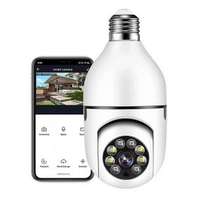 Buffer WiFi 360 Panoramik Ampul Kamera Gece Görüş Ses Akıllı Hareket Algılayıcı