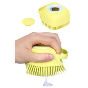 Buffer Yumuşak Silikon Malzemeli Esnek Jel Hazneli Masaj Fonksiyonlu Etkili Banyo Duş Lifi