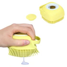 Buffer Yumuşak Silikon Malzemeli Esnek Jel Hazneli Masaj Fonksiyonlu Etkili Banyo Duş Lifi