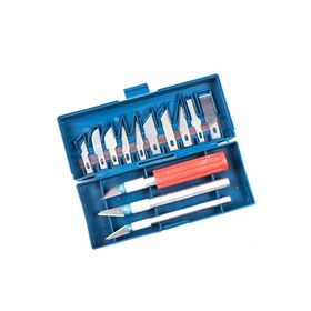 Buffer Zanaat 16 Parça Hobi Gravür Ahşap Heykel Çömlek Şekil Verme 13 Neşter Seti