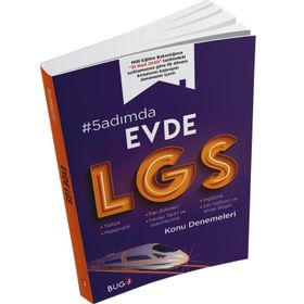 Buga Yayınları 8. Sınıf LGS 5 Adımda Evde Soru Bankası