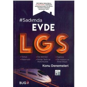 Buga Yayınları 8. Sınıf LGS 5 Adımda Evde Soru Bankası