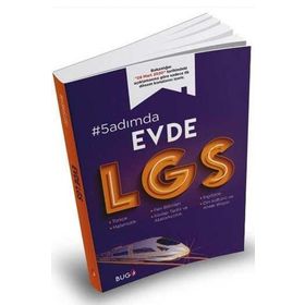 Buga Yayınları 8. Sınıf LGS 5 Adımda Evde Soru Bankası