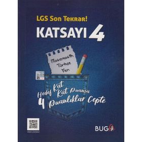Buga Yayınları 8. Sınıf Matematik Türkçe Fen Katsayı 4 Soru Bankası