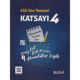 Buga Yayınları 8. Sınıf Matematik Türkçe Fen Katsayı 4 Soru Bankası