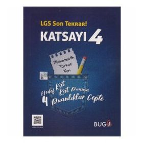 Buga Yayınları 8. Sınıf Matematik Türkçe Fen Katsayı 4 Soru Bankası