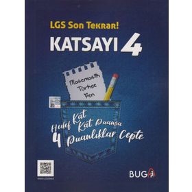 Buga Yayınları 8. Sınıf Matematik Türkçe Fen Katsayı 4 Soru Bankası
