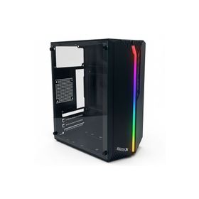 Bugatek BGYRGB USB 3.0 Micro-ATX RGB Temperli Cam Bilgisayar Kasası