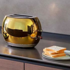 Bugatti Romeo Parlak Altın PVD Ekmek Kızartma Makinesi