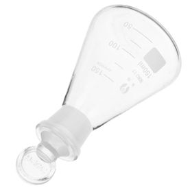 BUGUUYO 150 ml Cam Erlenmeyer Flask Tıpalı Şişe