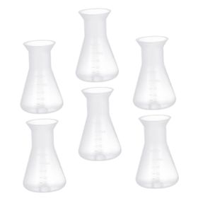 BUGUUYO 6 Adet Plastik Erlenmeyer Şişesi