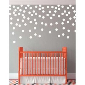 Bugy Bagy Polska Dots Beyaz Yuvarlak 100 Adet 5 cm Duvar Stickerı