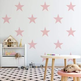 Bugybagy 6959257 Beyaz Üçgen 5 cm 128 Parça Duvar Stickerı