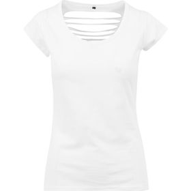 Build Your Brand Back Cut Kadın T-shirt