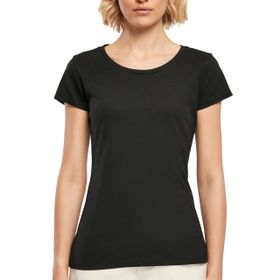 Build Your Brand Basic Tee Kısa Kollu Yuvarlak Yaka Siyah Kadın T-shirt