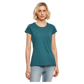 Build Your Brand Basic Tee Kısa Kollu Yuvarlak Yaka Teal Kadın T-shirt