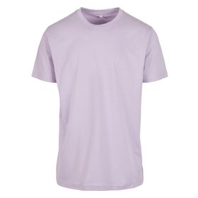 Build Your Brand Basic Yuvarlak Yaka Leylak Erkek T-shirt