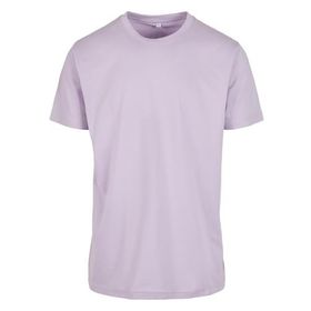 Build Your Brand Basic Yuvarlak Yaka Leylak Erkek T-shirt