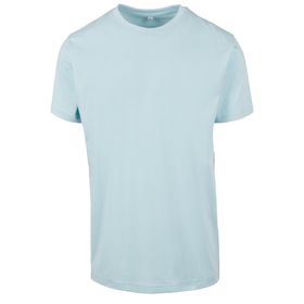 Build Your Brand Basic Yuvarlak Yaka Mavi Ocean Blue Erkek T-shirt