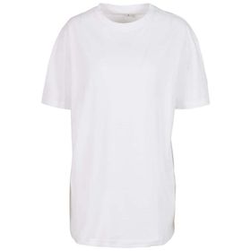 Build Your Brand Boyfriend Beyaz Kadın T-shirt