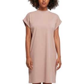 Build Your Brand Ladies Extended Shoulder Dress Duskrose Kadın Elbise