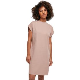 Build Your Brand Ladies Extended Shoulder Dress Duskrose Kadın Elbise