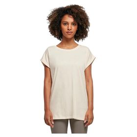 Build Your Brand Ladies Extended Shoulder Tee Beyaz Kum Kadın T-shirt