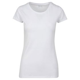 Build Your Brand Ladies Merch Tee Beyaz Kadın T-shirt