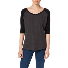 Build Your Brand Ladies Tee Kömür-Siyah Kadın T-shirt