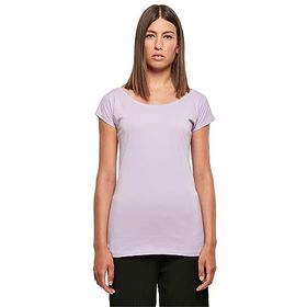 Build Your Brand Ladies Wide Neck Tee Leylak Kadın T-shirt