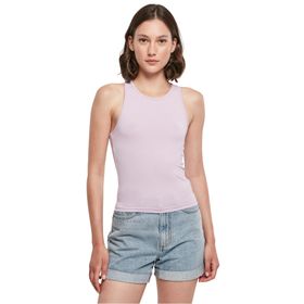 Build Your Brand Racer Back Top Askılı Leylak Kadın T-Shirt