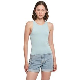 Build Your Brand Racer Back Top Askılı Oceanblue Kadın T-Shirt