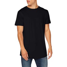 Build Your Brand Shaped Long Tee Erkek T-shirt