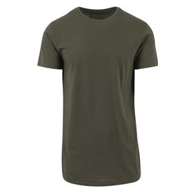 Build Your Brand Shaped Long Tee Erkek T-shirt