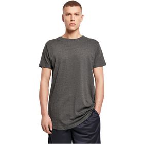 Build Your Brand Shaped Long Tee Erkek T-shirt